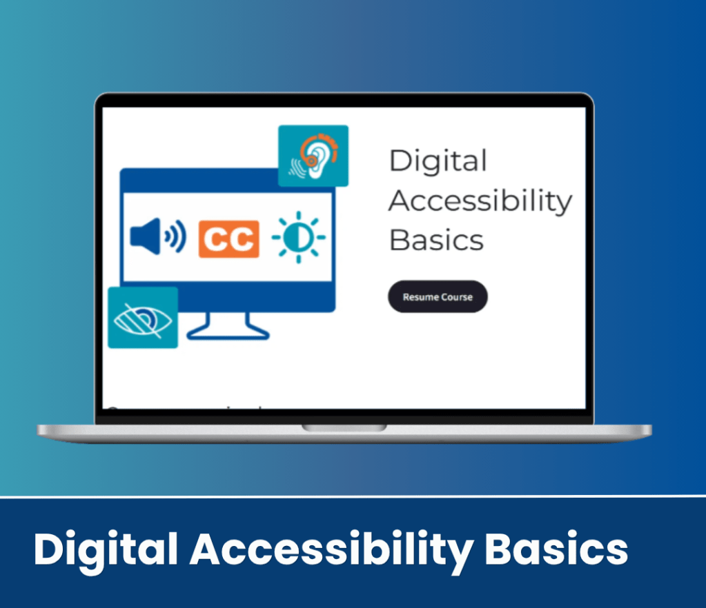 Digital Accessibility Basics Course Graphic